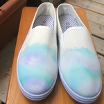 ペイントシューズ　スリッポン「揺らぎ」