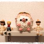 ②ハリネズミさんのがま口