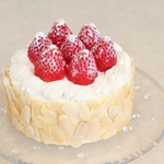 いちごショートケーキ　オブジェ（ホール3~4号）メモスタンド