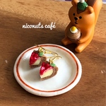 サクサク生地の苺タルトピアス