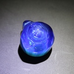 【在庫整理品】 ガラス ネックレス  ブルー