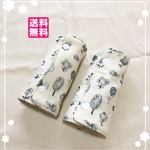 ふわふわ抱っこ紐よだれカバー＊ナチュラル柄