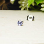 タンザナイト・ピアス　3mm（片耳）