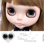 ブライス＊アイチップ 14mm ブラウン