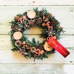 森の香りのクリスマスリース