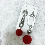 【送料無料】大ぶりシルバーピアス