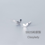 S925 純銀製　　シルバー　ミニハートピアス　E5826