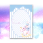 Ｎｏ．117 baby party memo blue