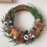 リース/木の実のクリスマス