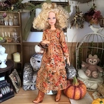 ボヘミアンワンピース　29cmドールサイズ