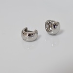 8105-3 シンプル  ミニフープピアス　広幅 軟骨ピアス 軟骨フープピアス　シルバー フープピアス ピンクゴールド アレルギー対応 