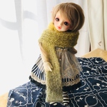 グラデーションロングマフラー　ドール用
