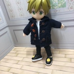 紺色のダップルコート オビツ11
