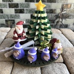 ガラスのクリスマスオブジェ (マトリョーシカB)