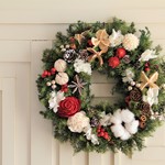 クリスマスリース＊22㎝＊クラシカル