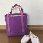 【ko…様オーダー品】６つに仕切られたトゥシューズバッグ（リバティ）