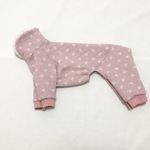 【オーダー品・イタグレ服 】 キルトニットロンパ/ロゼッタ