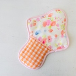 可愛い布ナプキン『オレンジ』昼用Lサイズ