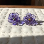  お花ピアス☆