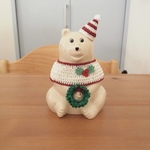 しろくま貯金箱用 クリスマスリースのお着替えセット