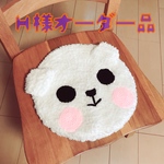座布団（白いイヌ）