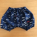 サイズ70  かぼちゃパンツ（さかな）