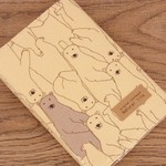 【文庫本】ゴムバンド栞付ブックカバー★ポーラーベアー白くま