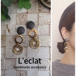 handmadeサージカル ステンレスピアス◇イヤリング　No.9
