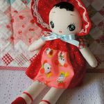 madam0235様のオーダー品・文化人形はなちゃん♪和柄・エプロン♪