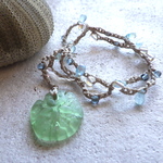 Sanddollar Beach Wrap Bracelet