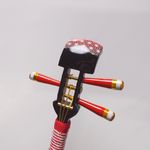 かんざし 「三味線」漆黒１００（麻の葉）