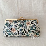 新柄！！libertyのがま口ポーチ♡