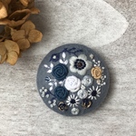 刺繍ブローチ クラッシック
