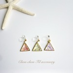 △holo color earring△