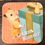 ハムスター　ミニタオル   プレゼントどうぞ