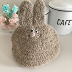 うさぎ帽子【モカブラウン】