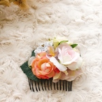 Flower ヘアコーム  髪飾り 