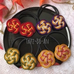 梅結びペアヘアゴム(同色2個セット)