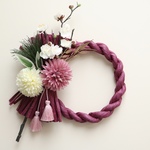 大人可愛い♪しめ縄飾り〈ワイン〉