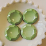 再販無し◆ デッドストック　27mm カボション　黄緑