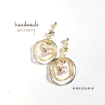 再×1＊キラキラ可愛いダブルスター&リングピアス