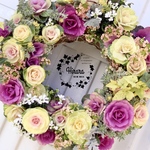 。❁.*･Xmas  お正月を彩る ❁ 葉牡丹 ブリコラージュリース⋆*❁*