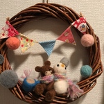 くまちゃんリース☆冬