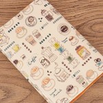 訳ありSALE!!【文庫本】ゴムバンド栞付ブックカバー★カフェ コーヒー