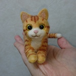 オーダー品 羊毛フェルト 茶トラちゃん