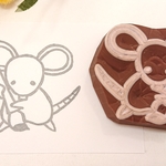 No.591 ねずみはんこ