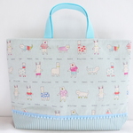 asami330さまオーダー専用ページです。　オシャレな ほのぼのどうぶつ  の レッスンバッグ 　女の子