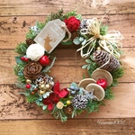 森のクリスマスリース