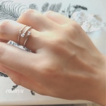 再入荷数量限定！！Crystal Roll Ring