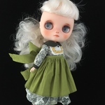 ＊Mitten＊ outfit リバティHilary Green